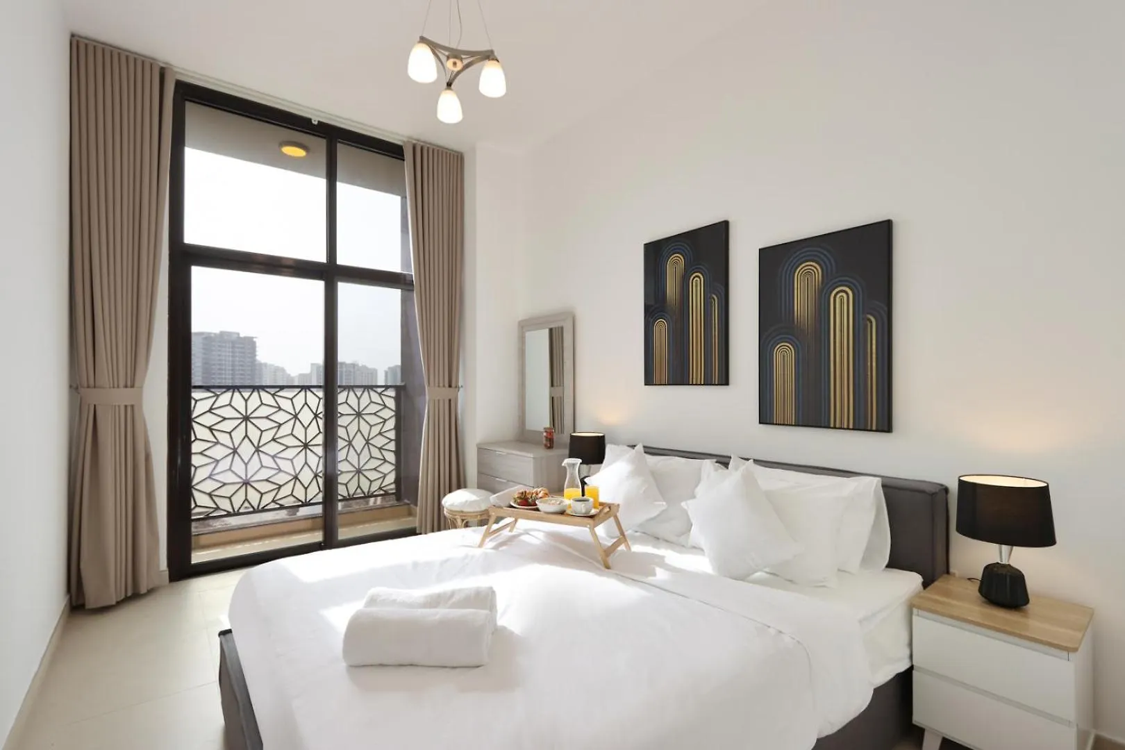 2B With City Skyline Views, Near Metro Station Dubai Apartment